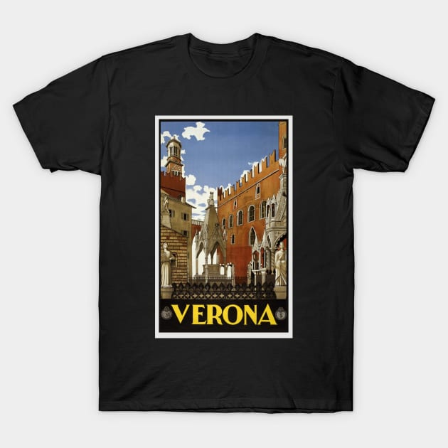 Verona vintage city graphic T-Shirt by PetLolly